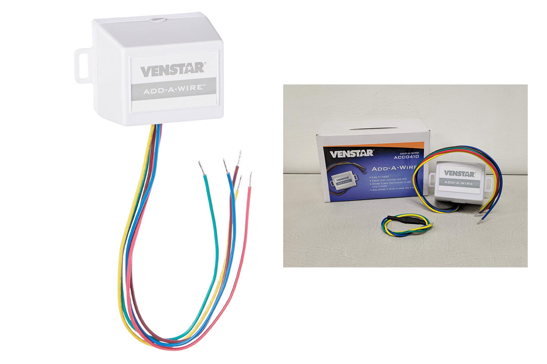 Venstar ACC0410 Add-A-Wire Accessory for All 24 VAC Thermostats (4 to 5 Wires), White