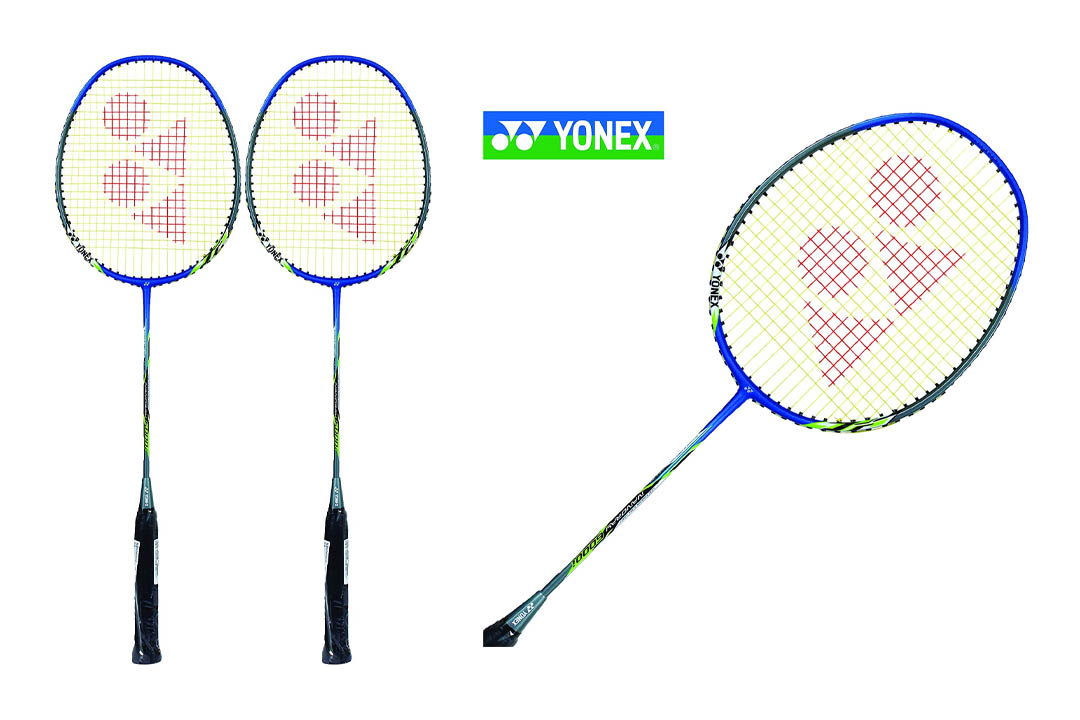 Yonex Badminton Racket Nanoray Series with Full Cover High Tension Pre Strung Racquets