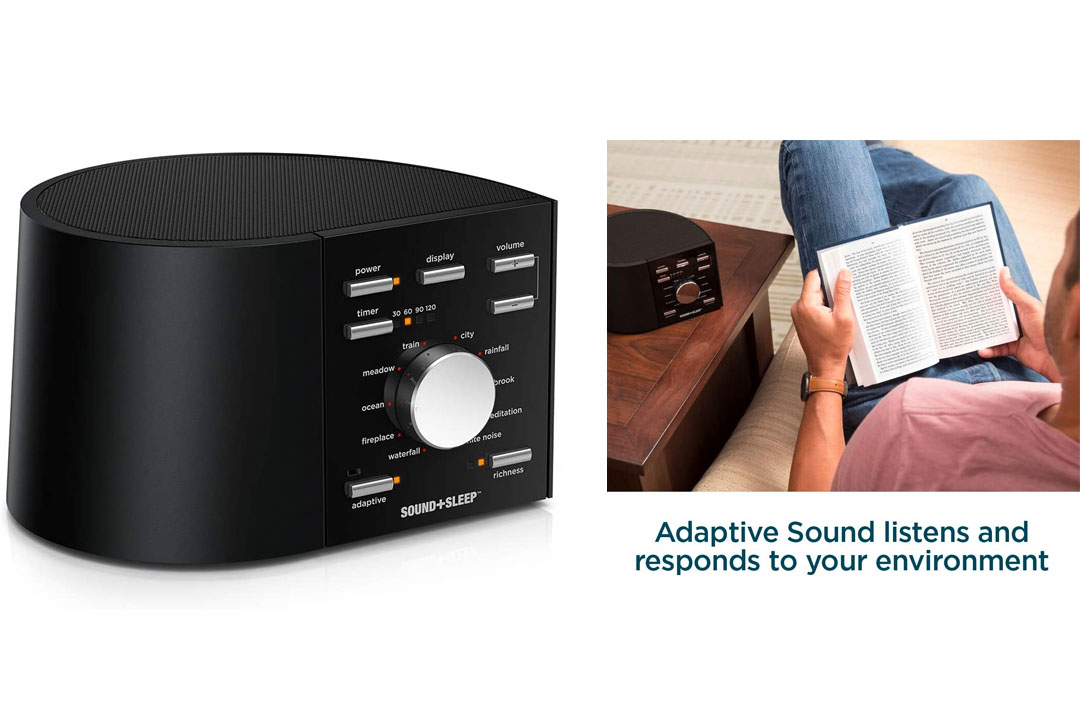 Adaptive Sound Technologies - Sound+Sleep, Sleep Therapy System, Black