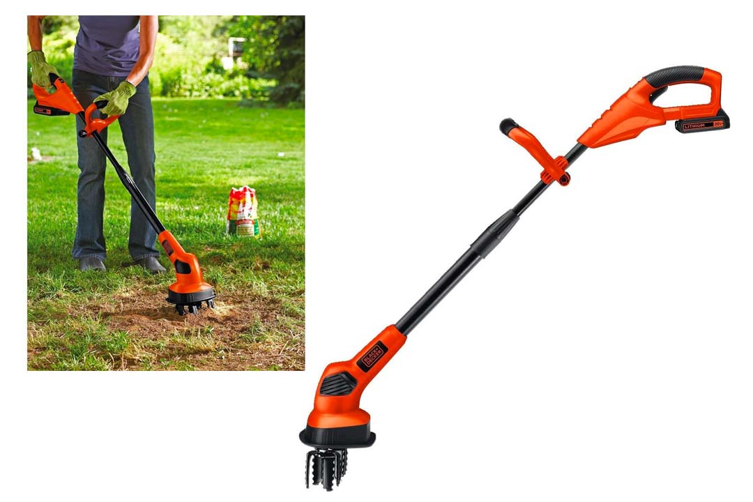 BLACK+DECKER LGC120 20V Lithium-Ion Cordless Garden Cultivator/Tiller