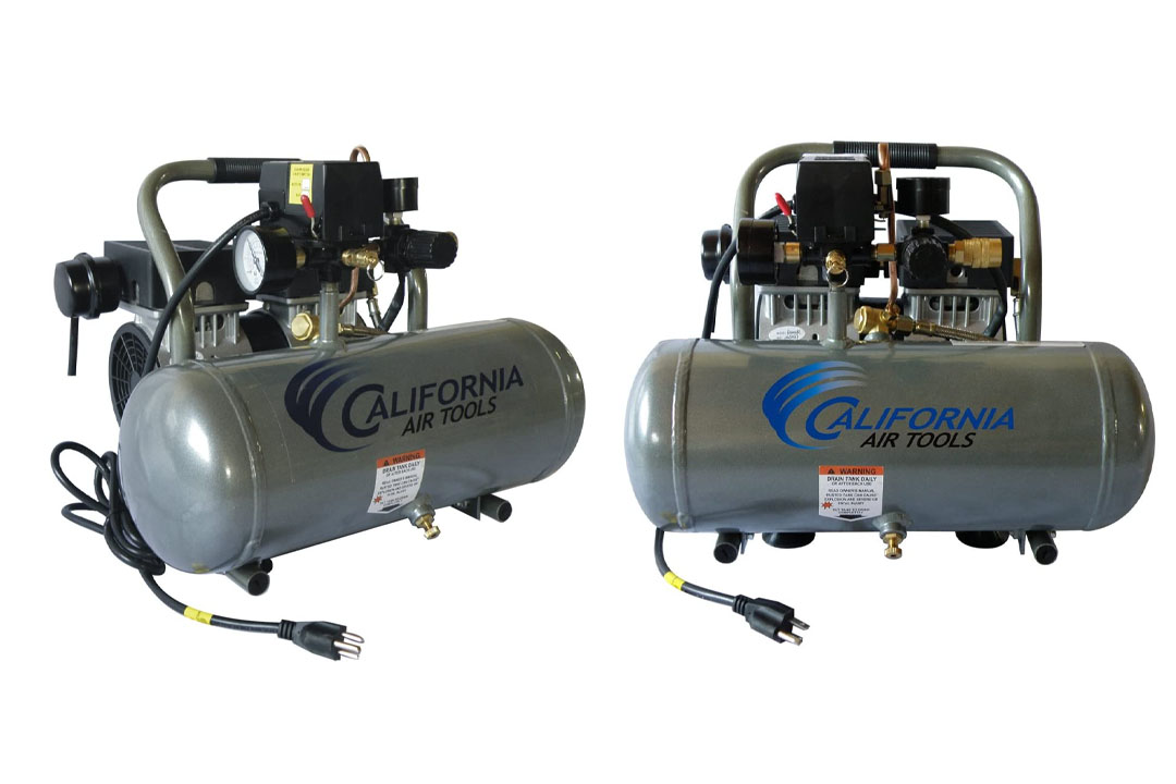 California Air Tools CAT-1610A Ultra Quiet and Oil-Free 1.0 Hp 1.6-Gallon Aluminum Tank Air Compressor