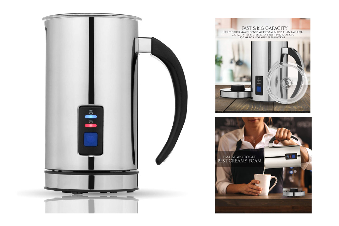 Chefs Star Premier Automatic Milk Frother, Heater and Cappuccino Maker