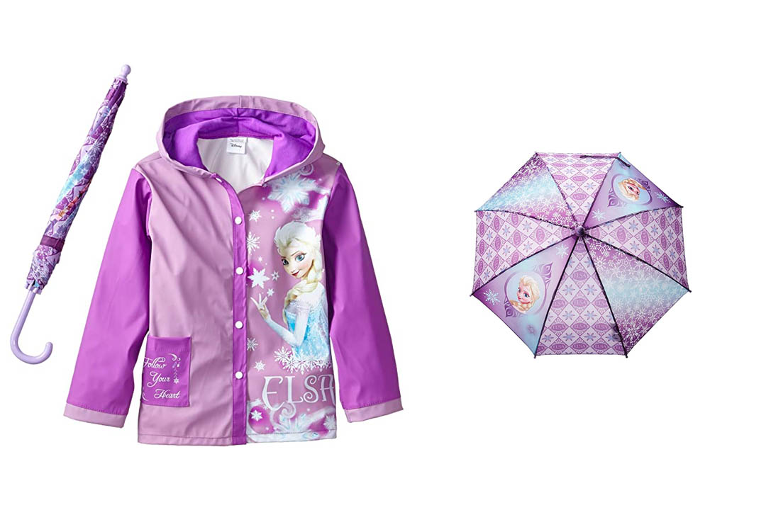 Disney Little Girls' Frozen Raincoat