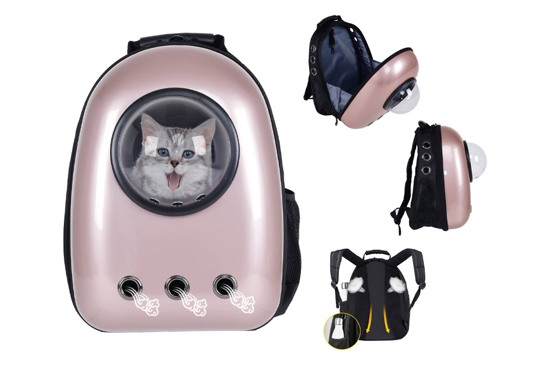Giantex Astronaut Pet Cat Dog Puppy Carrier Travel Bag Space Capsule Backpack Breathable