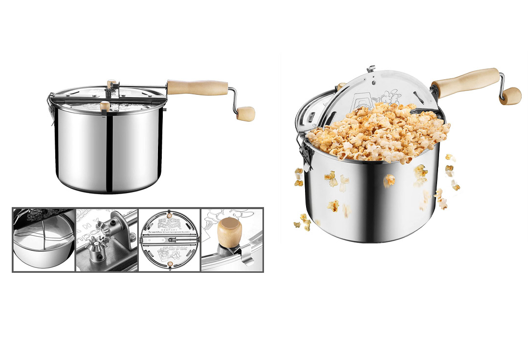 Great Northern Popcorn Original Stainless Steel Stove Top