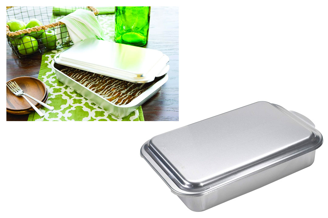 Nordic Ware Classic Metal 9x13 Covered Cake Pan