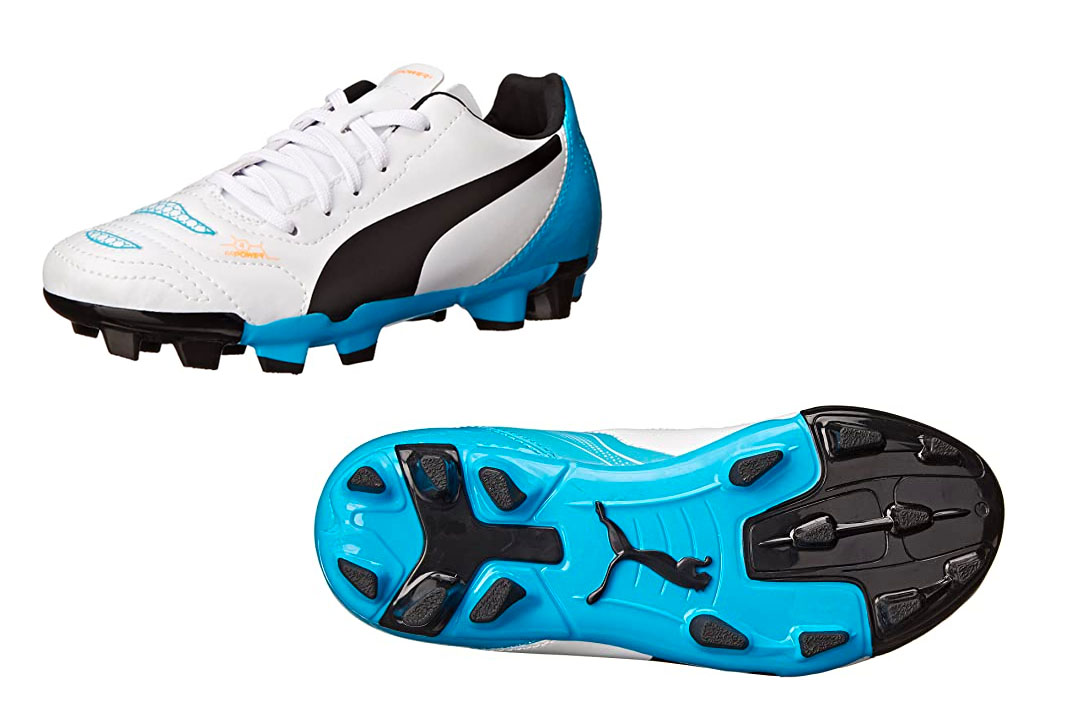 PUMA -evoPOWER 4.2 Firm Ground Jr Soccer Shoe