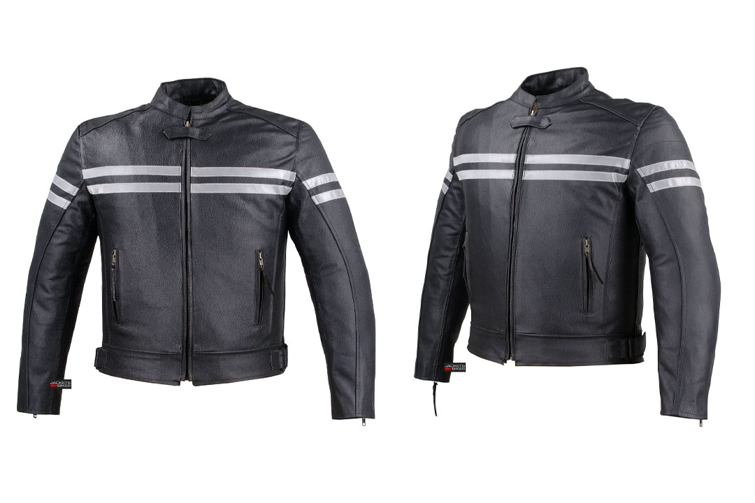 Track Motorcycle Biker Armor Leather Jacket