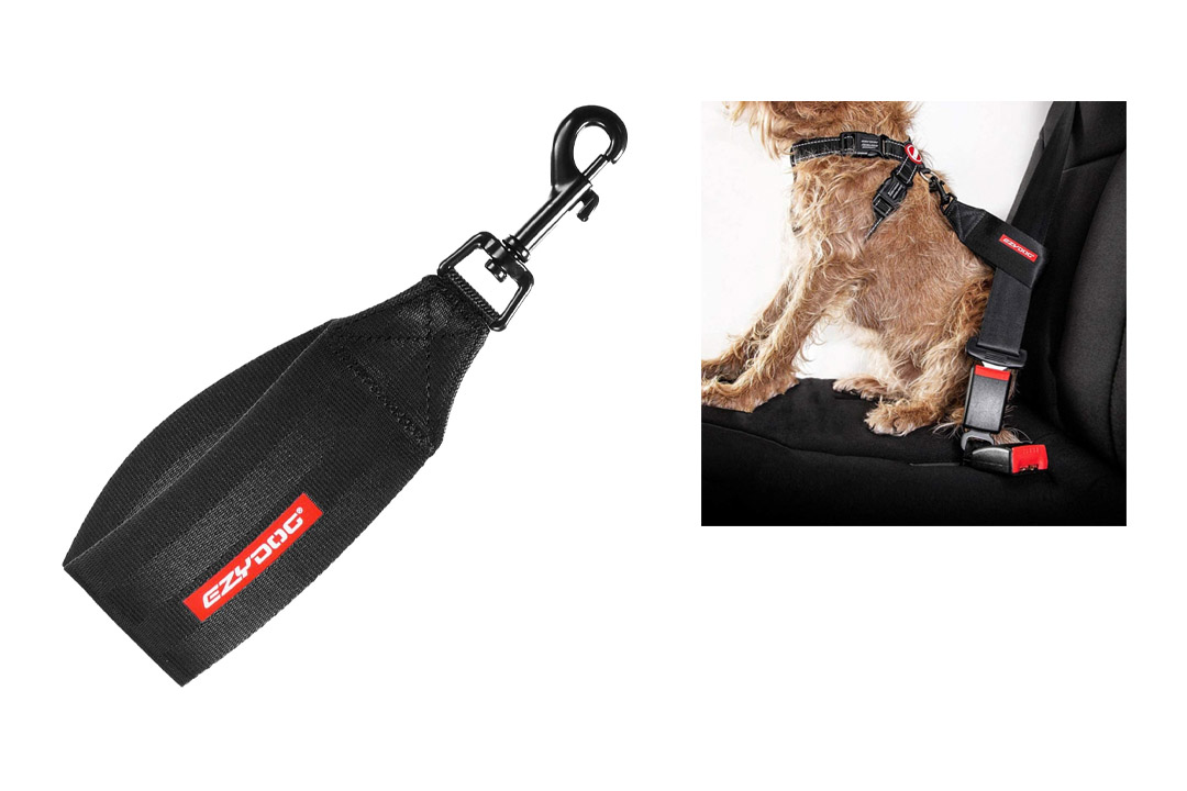 EzyDog Universal Dog Car Restraint, Seat Belt Pet Safety Lead, Vehicle Seatbelt Harness