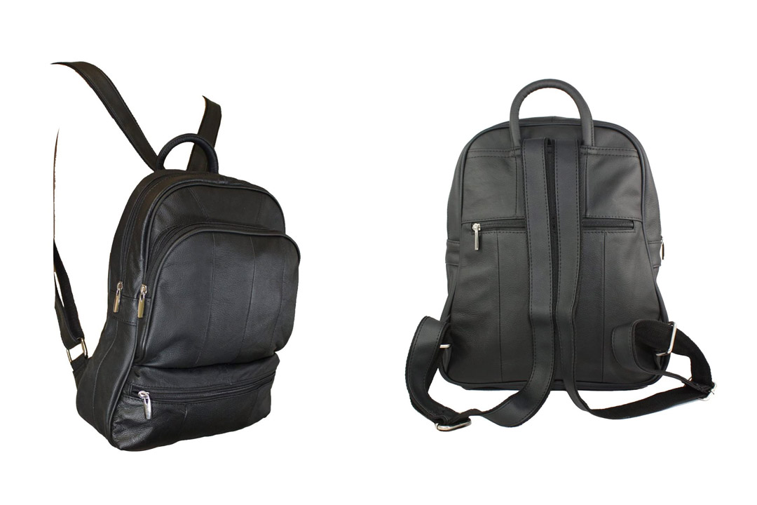 Genuine Leather Backpack Handbag Purse