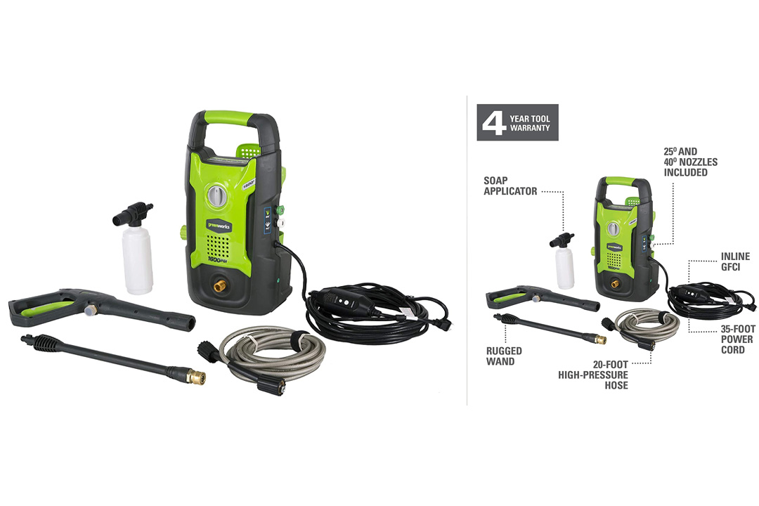 GreenWorks GPW1602 13 amp Electric Pressure Washer