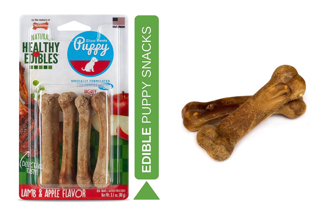 Nylabone Healthy Edibles Dog Chew Treat Bones for Puppies