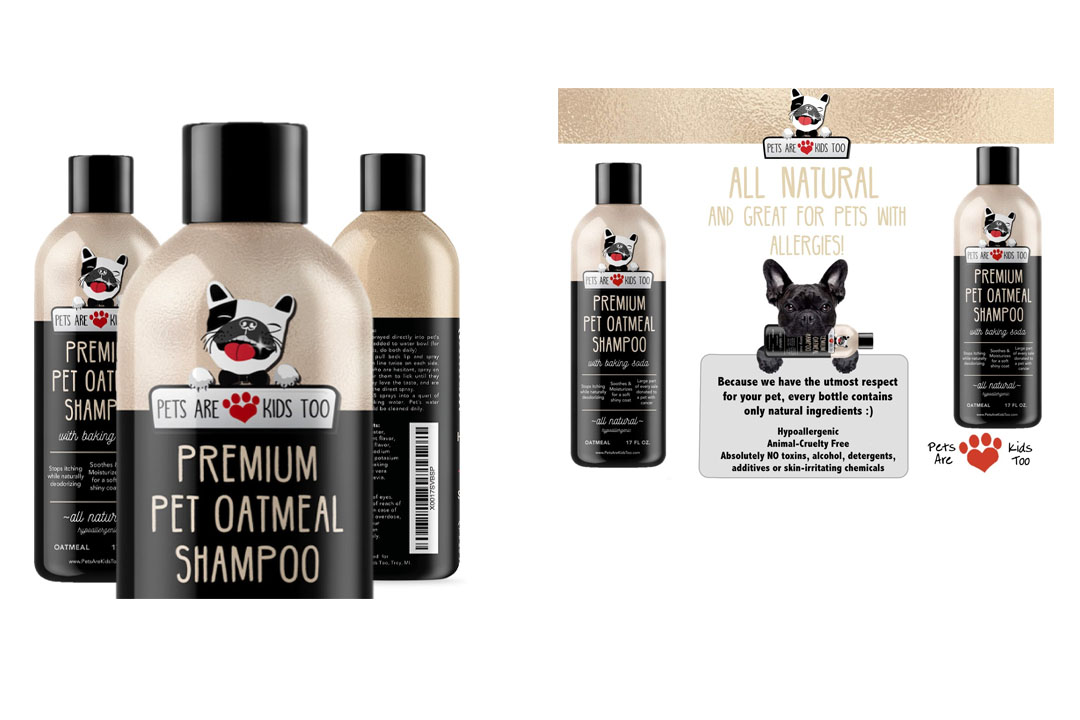 Pet Oatmeal Anti-Itch Shampoo & Conditioner In One!