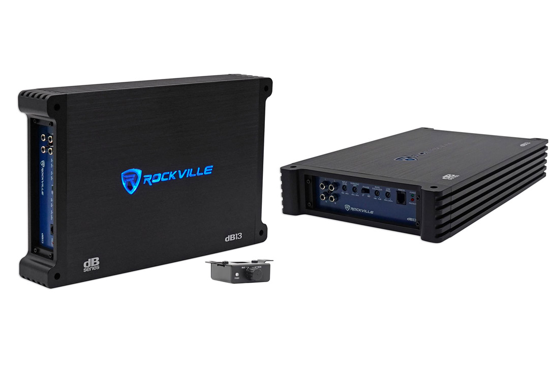 Rockville dB13 3000 Watt Peak/750w CEA rated RMS Mono 2 Ohm Amplifier Car