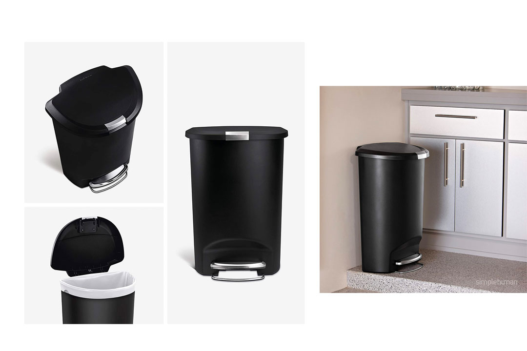 Simplehuman Semi-Round Step Trash Can