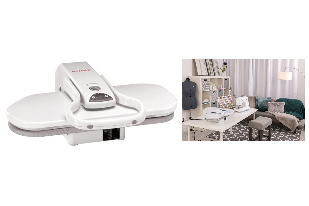Singer Sewing Esp18 Steam Press with Digital LED Display and 100-Pound of Pressure and Adjustable Steam, 1500-watt