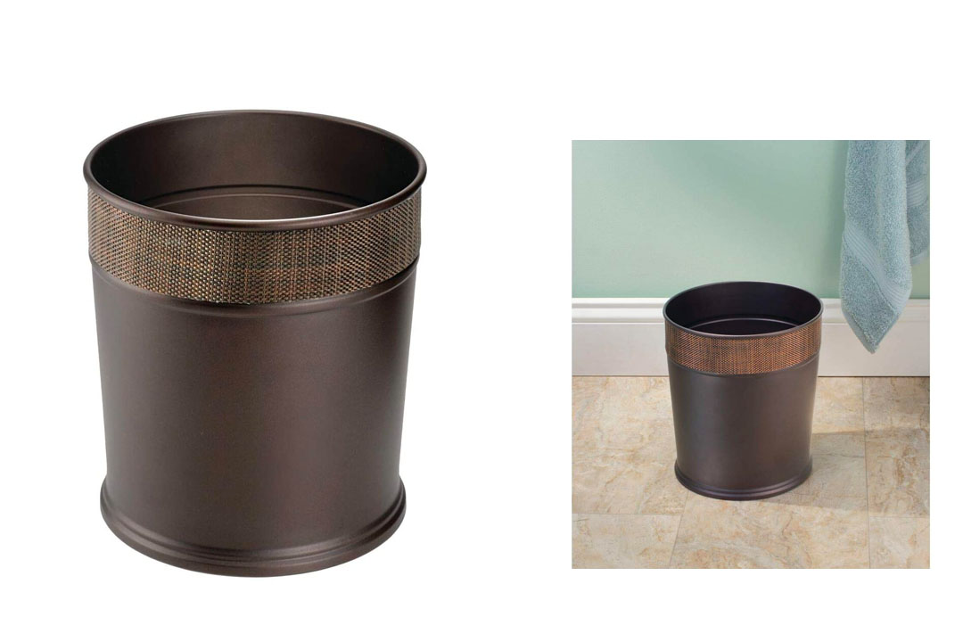 Steel Wastebasket Trash Can