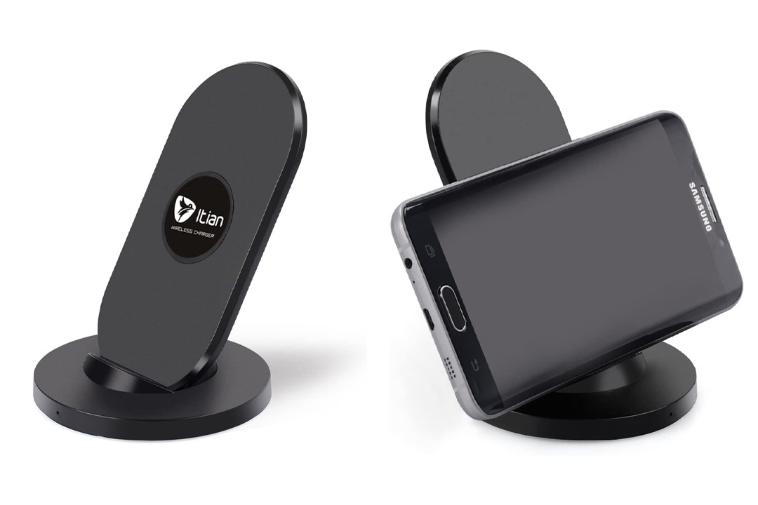The Wireless Charger,Itian® Qi 3 Coils Wireless Charging Station B2
