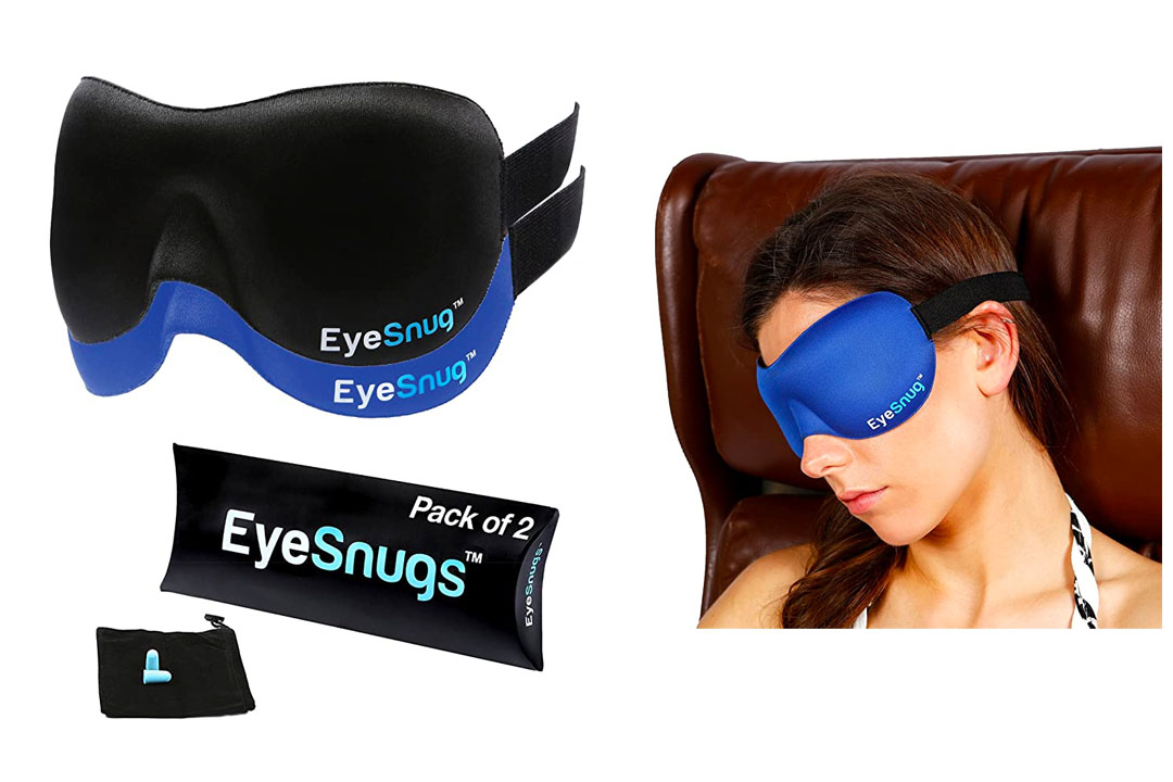 Travel Snugs Eye Snug 2 Pack Luxury Eye Mask