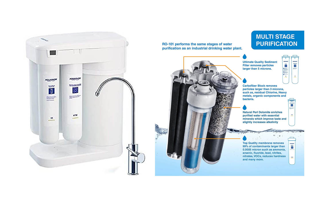 Aquaphor Water Filters RO-101 Reverse Osmosis Water Filtration System