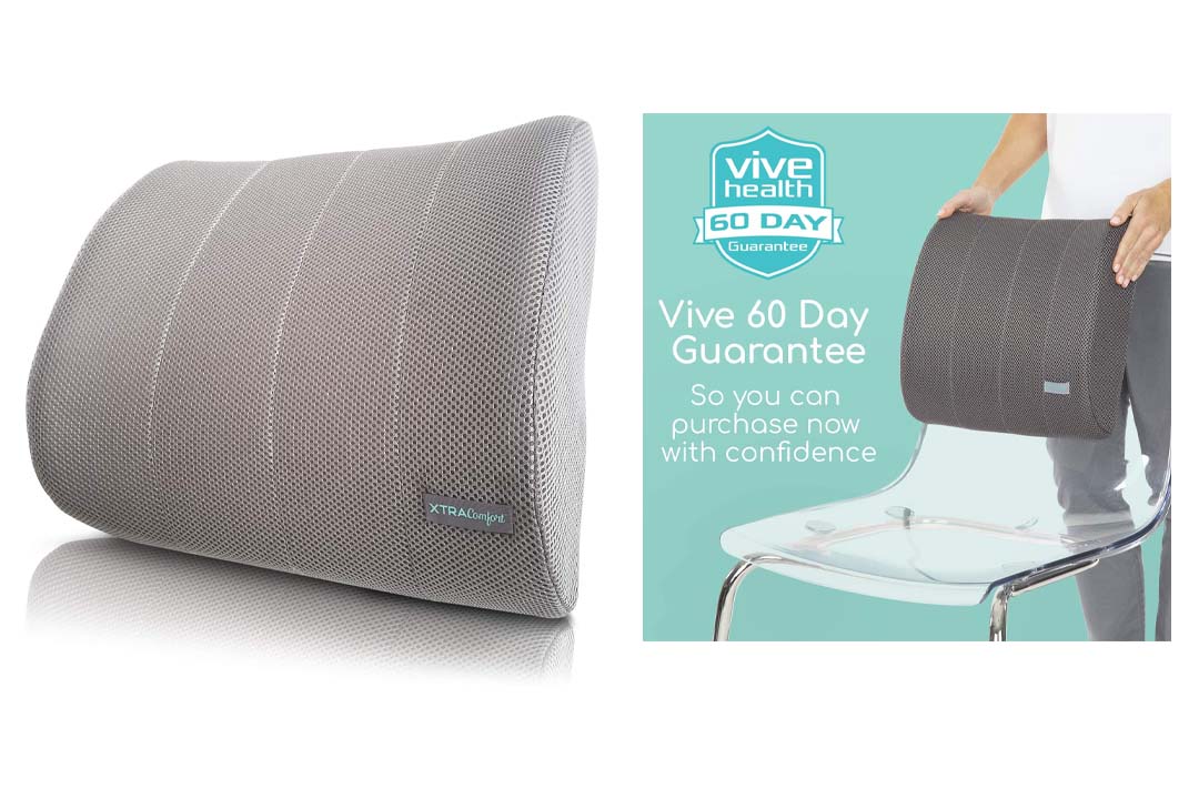Chair Lumbar Support by Vive (Gray)