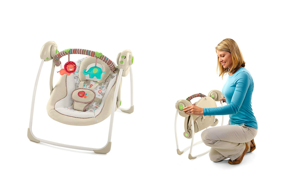 Comfort & Harmony Cozy Kingdom Portable Swing