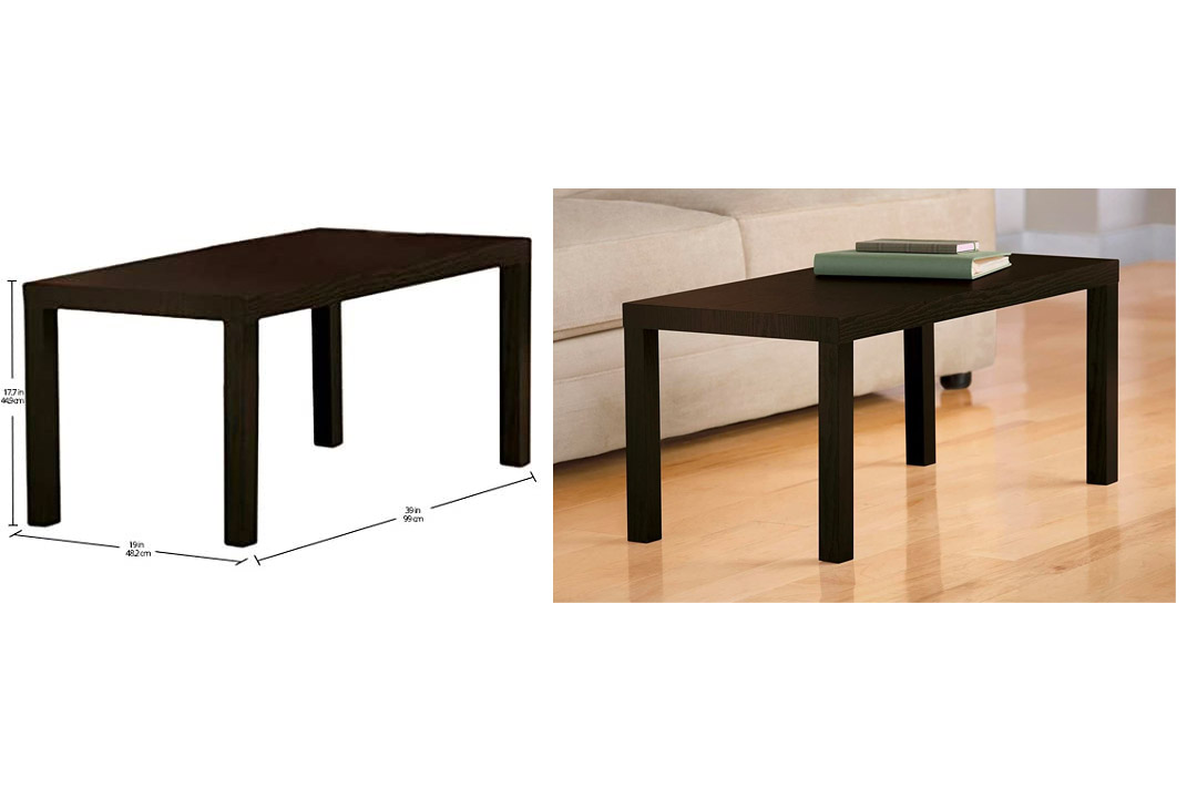 DHP Parsons Modern Coffee Table