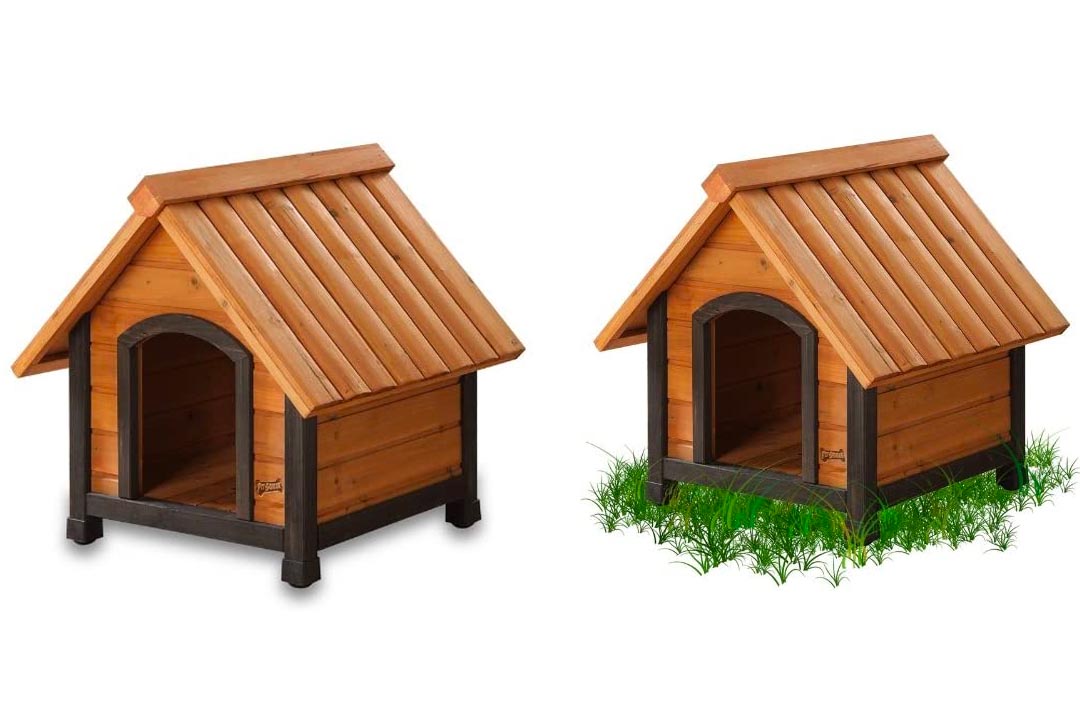 Arf Frame Dog House with Dark Frame