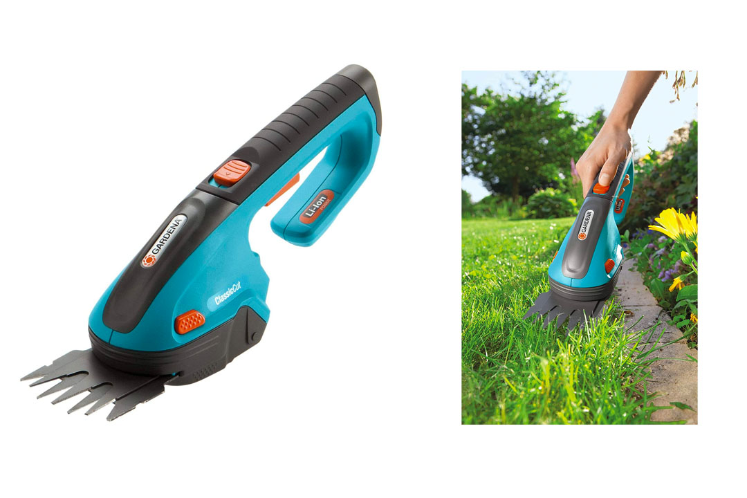 Gardena 8885-U 3-Inch Cordless Lithium Ion Grass Shears, Classic Cut