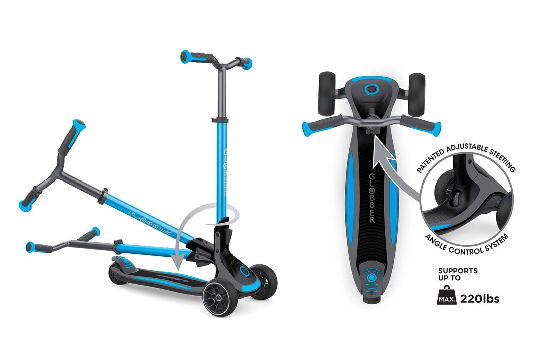 Globber ULTIMUM for Kids, Teens, and Adults 3-Wheel Scooter Patented