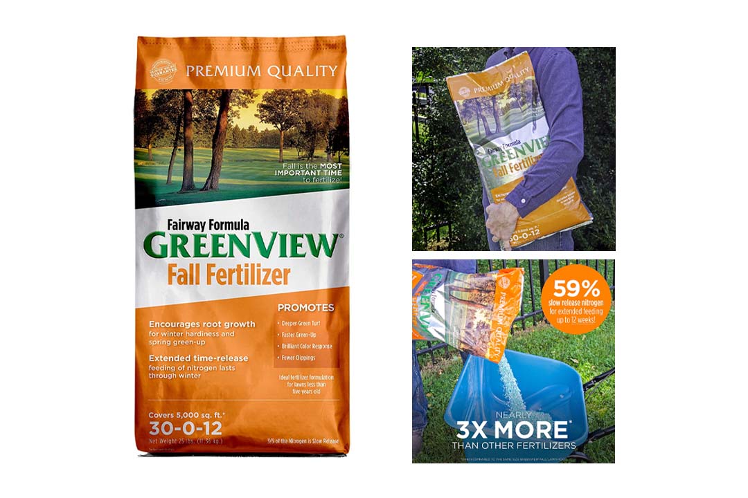 GreenView Fairway Formula Fall Lawn Fertilizer, 25 lb bag, Covers 5,000 Sq. Ft