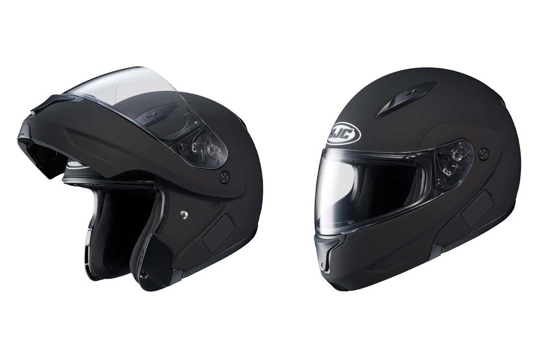 HJC Mens CL-Max 2 Modular Motorcycle Helmet Matte Black XXXXL 4XL