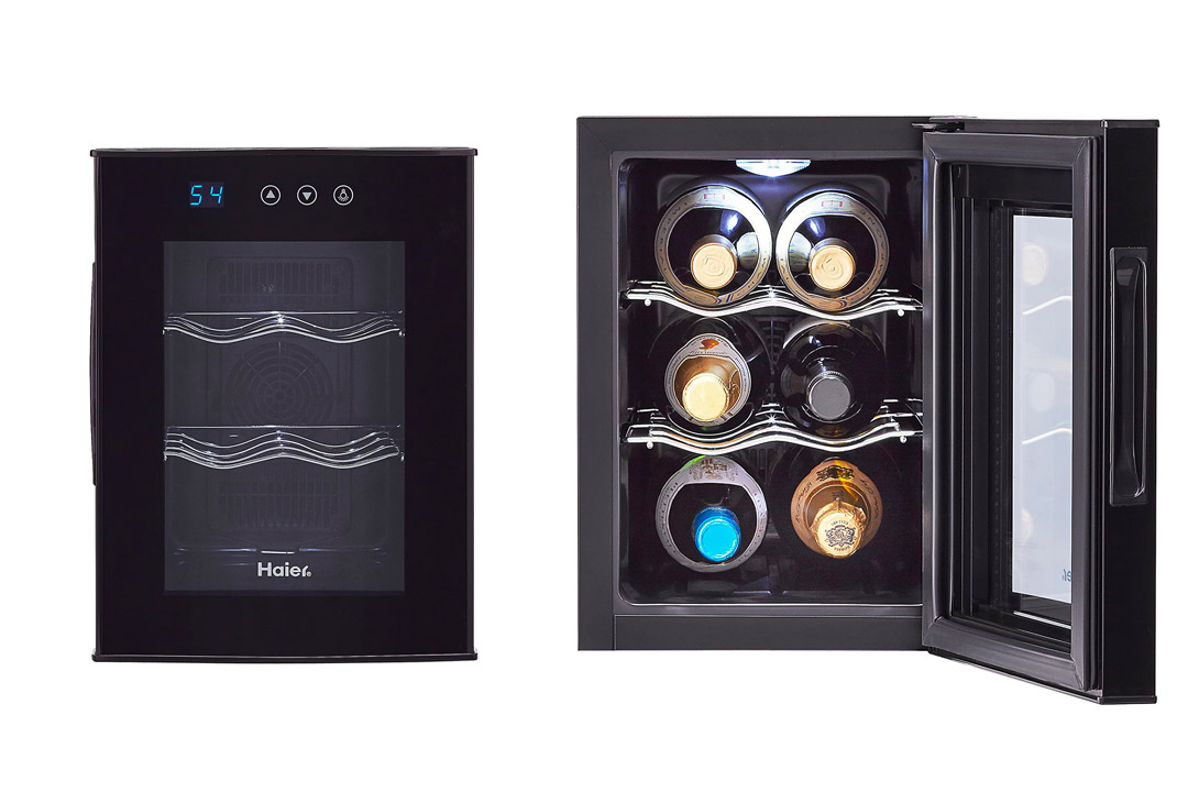 Haier 6-Bottle Wine Cellar with Electronic Controls