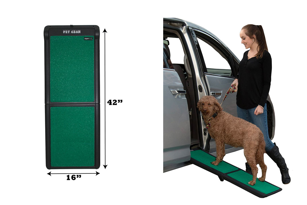 Pet Gear Travel Lite Ramp with supertraX Surface for Maximum Traction