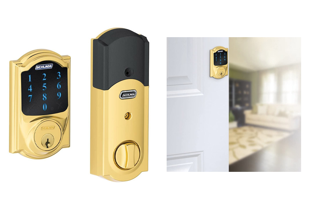 Schlage Connect Camelot Touchscreen Deadbolt with Built-In Alarm