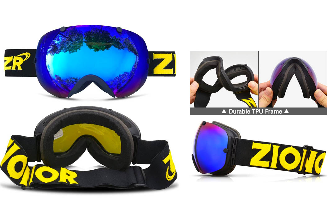 Zionor Professional Lagopus Snowmobile Snowboard Skate Ski Goggles